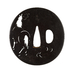 Tsuba with a Horse in Negative Silhouette Thumbnail