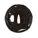 Tsuba with Leaves and Cherry Blossoms Thumbnail