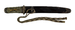 Dagger (hamidashi) with black lacquer saya with tortoise shell motifs (includes 51.1274.1-51.1274-5) Thumbnail