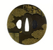 Tsuba with a Folding Screen and Clouds Thumbnail