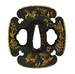 Tsuba with Chinese Lions and Peonies Thumbnail
