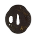 Tsuba with Sea Creatures: Eel, Flying Fish, Spiny Lobster, and Octopus Thumbnail
