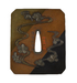 Tsuba with Maple Leaves and Cherry Blossoms Thumbnail