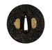 Tsuba with a Dragon Emerging from Waves Thumbnail