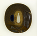 Tsuba with Stag Calling under the Autumn Moon Thumbnail