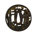 Tsuba with Two Figures with a Chinese Lion-Dog Thumbnail