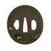 Tsuba with Plovers Flying over a Stream Thumbnail