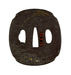 Tsuba with Swallows and Cherry Blossoms Thumbnail