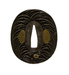 Tsuba with Autumn Grasses and Insects Thumbnail