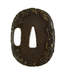 Tsuba with Autumn Grasses with Spider and Butterflies Thumbnail