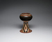 Pedestal Bowl with Snakeskin Pattern Thumbnail