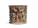 Polychrome Figural Urn with Jaguars and Skulls Thumbnail
