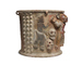 Polychrome Figural Urn with Jaguars and Skulls Thumbnail