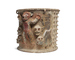 Polychrome Figural Urn with Jaguars and Skulls Thumbnail