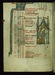 Leaf from Psalter: August Calendar, Man Using a Sickle to Reap Crops Thumbnail