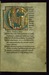Leaf from the Touke Psalter: Psalm 97, Initial "C" with Saint Paul Trampling Agrippa Thumbnail