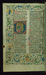 Leaf from Breviary: Psalm 109, Initial D with God Enthroned and Blessing Thumbnail