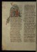 Thumbnail: Leaf from the Rochester New Testament: Initial "A" (Apocalypsis Iesu Christi)