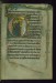 Thumbnail: Leaf from Psalter of Jernoul de Camphaing: Initial C with King Praying before Altar