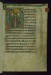 Thumbnail: Leaf from Psalter of Jernoul de Camphaing: Initial D with Trinity