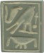 Thumbnail: Small Plaque with Hieroglyphic Inscription