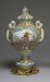 Thumbnail: Pair of Potpourri Vases (Vases pot pourri feuilles de mirte)