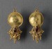 Thumbnail: Pair of Gold Earrings