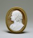Thumbnail: Brooch with profile of Ellen Walters after a bust by William Henry Rinehart