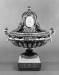 Thumbnail: One of a Pair of Potpourri Vases (Vase ovale Mercure)