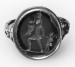 Thumbnail: Intaglio with Aeneas Escaping Troy Set in a Ring