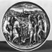 Thumbnail: One of a Pair of Covered Footed Bowls with Abraham and Lot