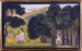 Thumbnail: Krishna and Radha as Lovers, from a 
