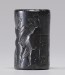 Thumbnail: Cylinder Seal with an Animal Contest Scene and an Inscription