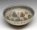 Bowl with Enthroned Ruler, Courtiers, and Harpies