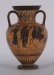 Thumbnail: Neck Amphora with Herakles and Apollo Fighting Over the Delphic Tripod