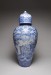 Thumbnail: Arita Ware Covered Jar with a Panel Depicting a Collection of Antiques in a Chinese Garden