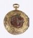 Thumbnail: Gold Watch with Red Agate Plaques with Case