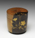 Thumbnail: Jar for Powdered Tea; Spray of cherry blossoms