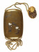 Thumbnail: Inro with Hotei, Crane, and Children; Netsuke of a Puppy, Gourd Vine, and Straw Snow Protector