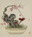 Thumbnail: Leaf from Album Depicting Birds, Flowers, Landscapes, and Flower Pots