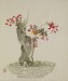 Thumbnail: Leaf from Album Depicting Birds, Flowers, Landscapes, and Flower Pots