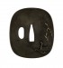 Thumbnail: Tsuba with Geese and Autumn Reeds