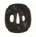 Thumbnail: Tsuba with Maple Leaves and Cherry Blossoms