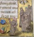 Thumbnail: Leaf from Book of Hours: Hours of the Virgin, Monks Playing Blind-Man's Bluff