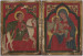 Thumbnail: Diptych Icon with Saint George, and Mary and the Infant Christ