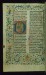 Thumbnail: Leaf from Breviary: Psalm 109, Initial D with God Enthroned and Blessing