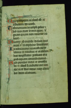 Leaf from Fieschi Psalter: Psalter Text