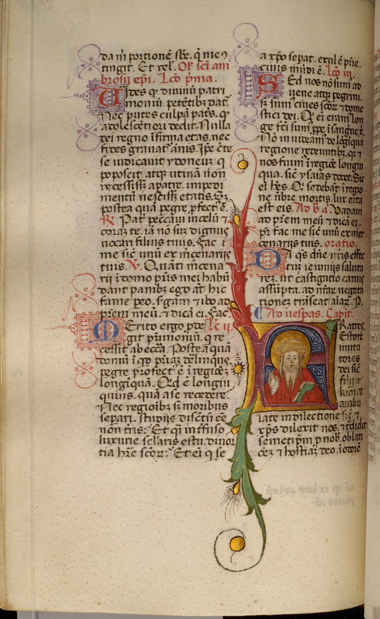 Leaf from Breviary