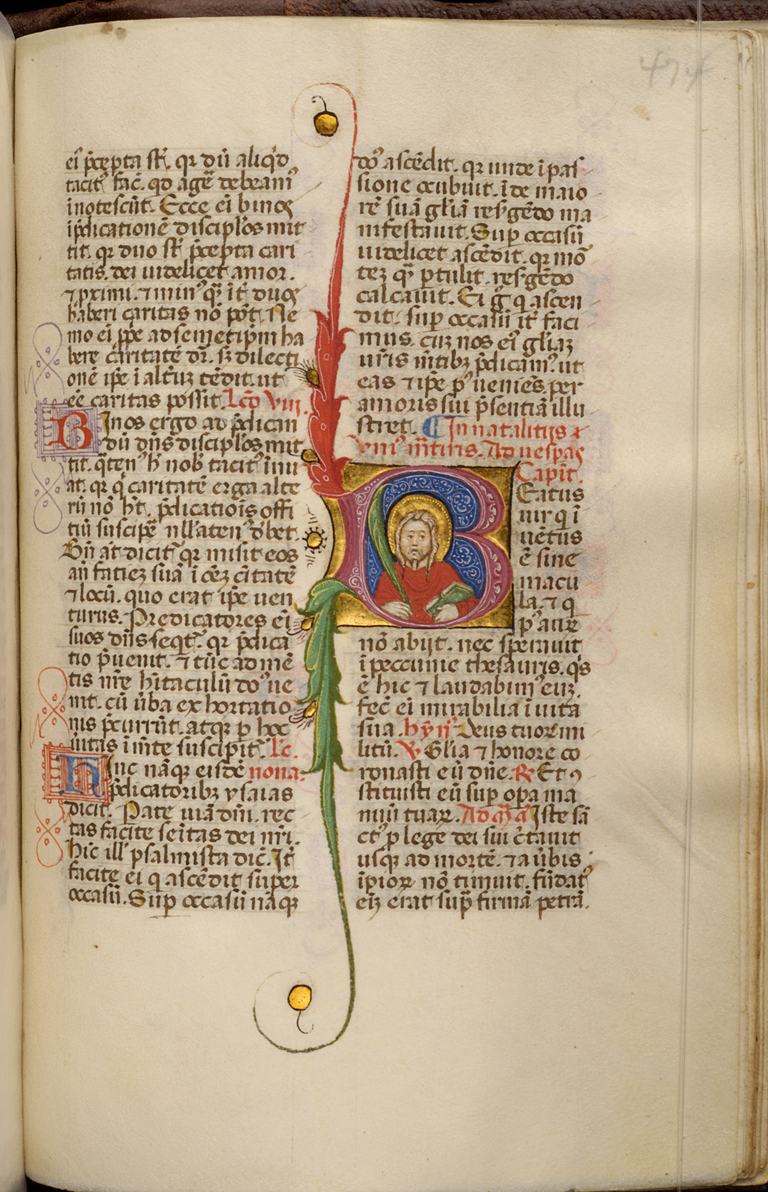 Leaf from Breviary