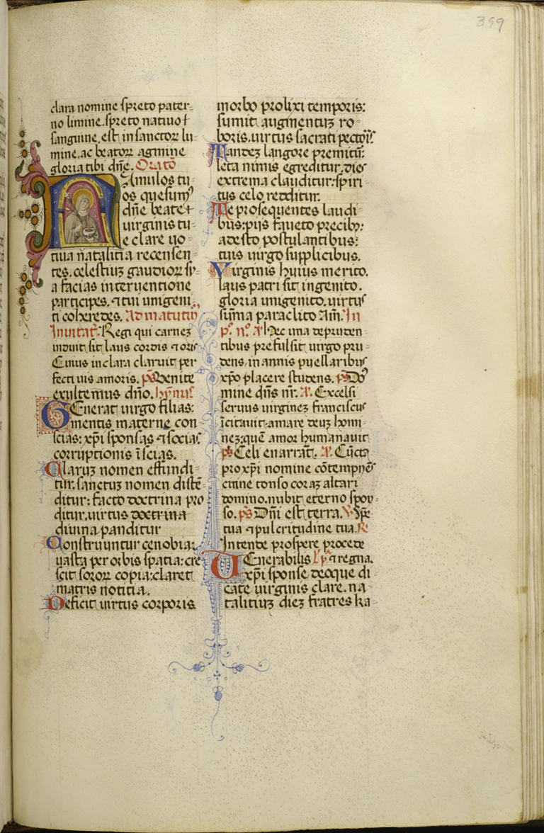Leaf from Breviary